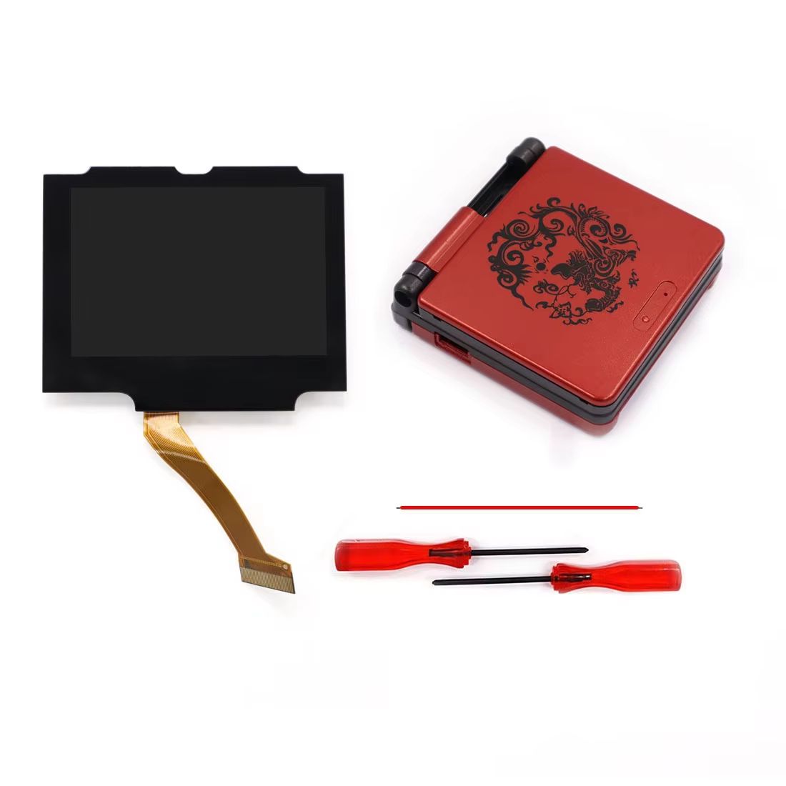 Laminated V5 IPS Backlit LCD Screen Replacement Kit For Game Boy Advance SP  No Shell Cutting Requi 19