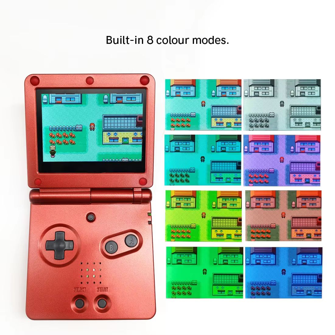 Laminated V5 IPS Backlit LCD Screen Replacement Kit For Game Boy Advance SP  No Shell Cutting Requi 5