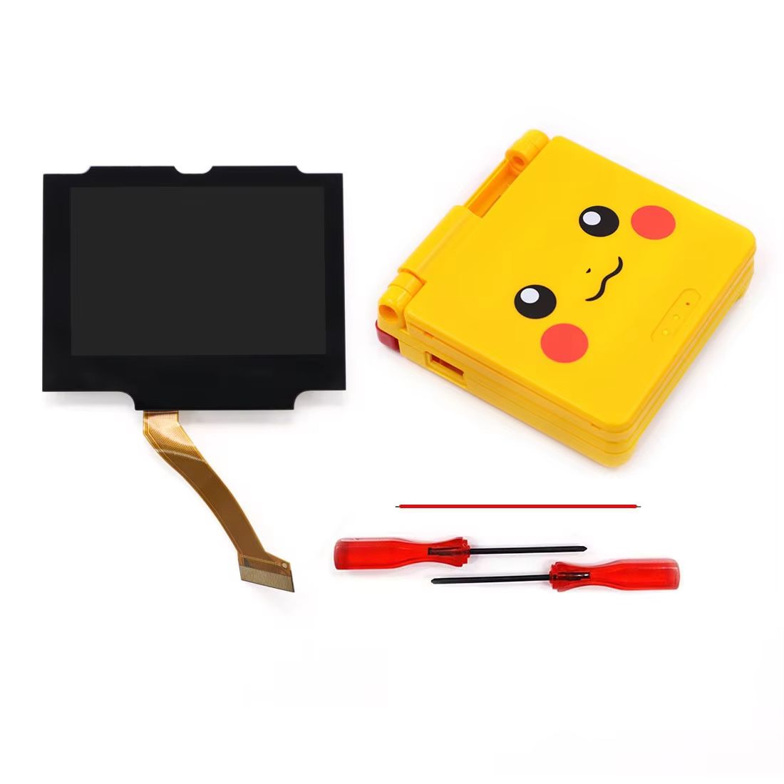 Laminated V5 IPS Backlit LCD Screen Replacement Kit For Game Boy Advance SP  No Shell Cutting Requi 7