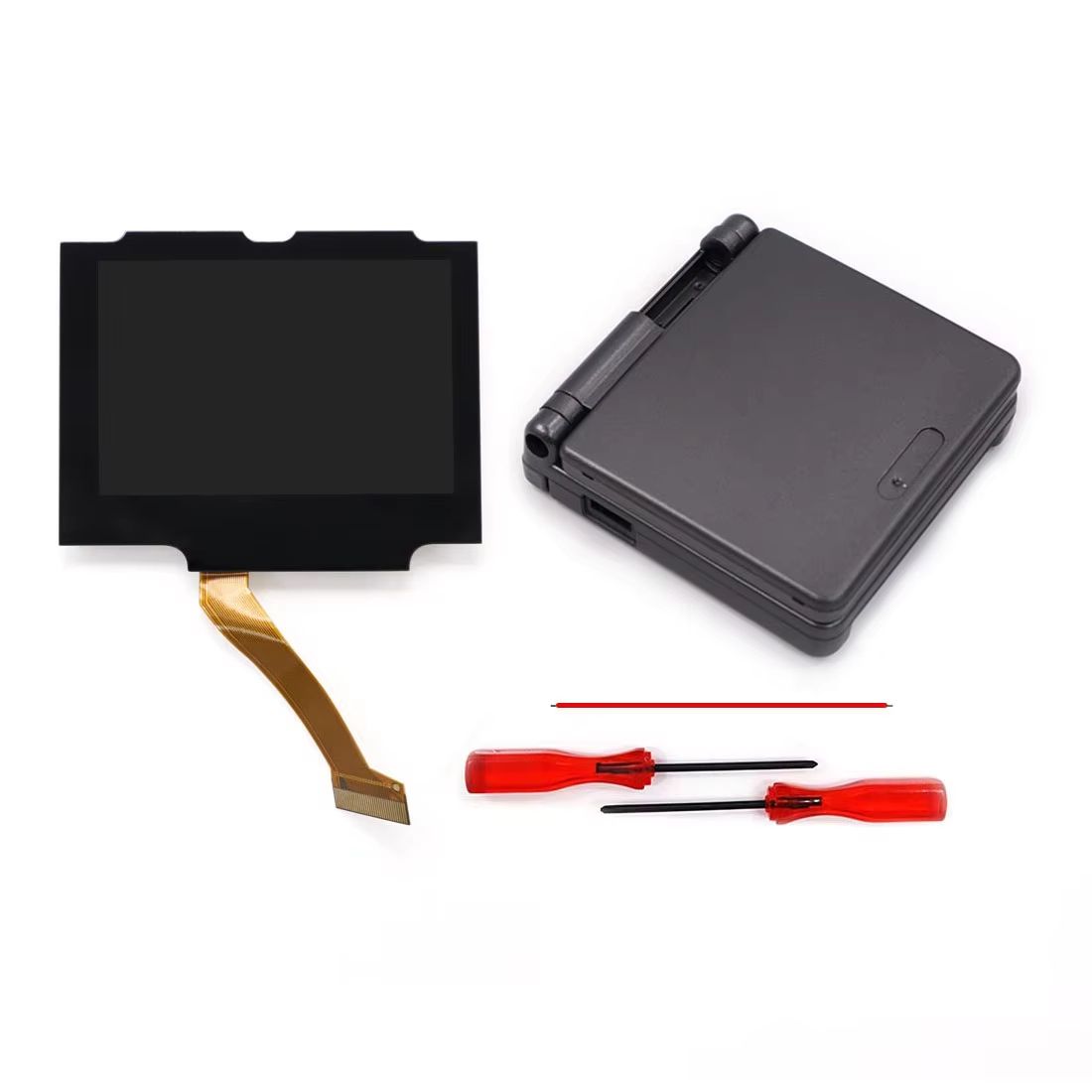 Laminated V5 IPS Backlit LCD Screen Replacement Kit For Game Boy Advance SP  No Shell Cutting Requi 8