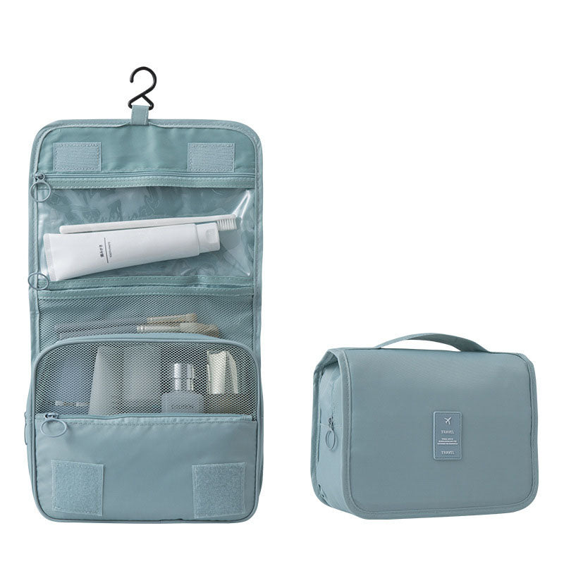High Capacity Toiletries Bag, Waterproof Travel Makeup Organizer, Beauty Storage Pouch, Hanging Bathroom Wash Bag