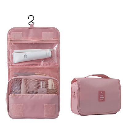 High Capacity Toiletries Bag, Waterproof Travel Makeup Organizer, Beauty Storage Pouch, Hanging Bathroom Wash Bag