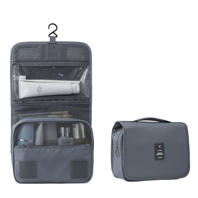 High Capacity Toiletries Bag, Waterproof Travel Makeup Organizer, Beauty Storage Pouch, Hanging Bathroom Wash Bag
