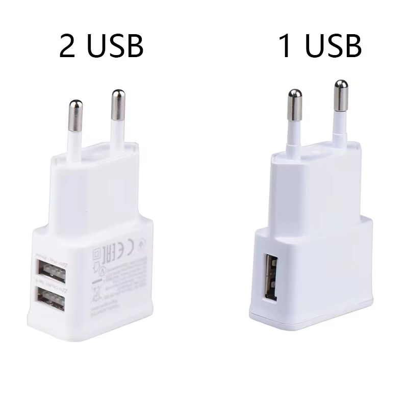 5V 2A EU Plug USB Wall Charger – Compact Travel Power Adapter for iPhone, Samsung, and Huawei Devices