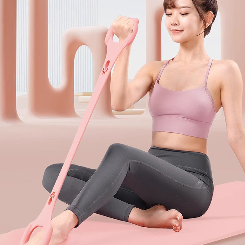 Yoga Pilates Elastic Band Figure 8 Resistance Rope Back Arm Training Fitness Stretching Band 3