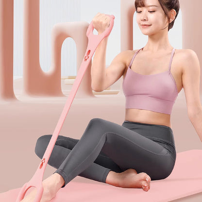 Yoga Pilates Elastic Band Figure 8 Resistance Rope Back Arm Training Fitness Stretching Band 3