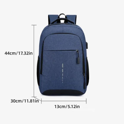 Large Capacity Travel Laptop Backpack Classic Waterproof Men Bag USB Charging Casual School Backpac 1