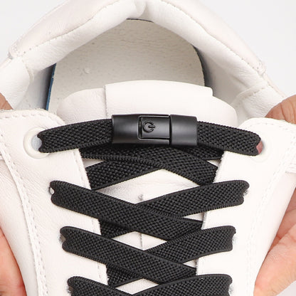 No Tie Elastic Shoelaces, Press Lock Shoelace, Colorful Sneakers Laces, Tieless Shoe Laces, One Size Adult Kids