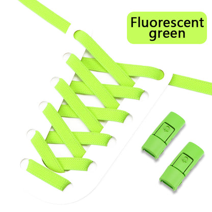 No Tie Elastic Shoelaces Press Lock Shoelace Colorful Sneakers Laces Tieless Shoe Laces One Size Ad 9