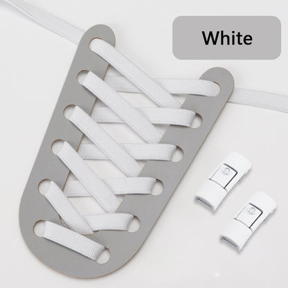 No Tie Elastic Shoelaces Press Lock Shoelace Colorful Sneakers Laces Tieless Shoe Laces One Size Ad 11