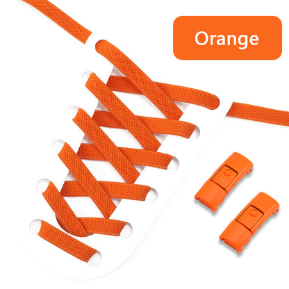 No Tie Elastic Shoelaces Press Lock Shoelace Colorful Sneakers Laces Tieless Shoe Laces One Size Ad 17