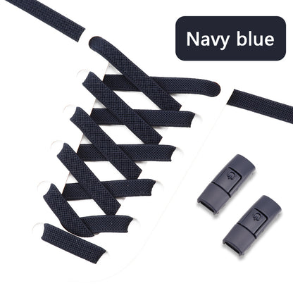 No Tie Elastic Shoelaces Press Lock Shoelace Colorful Sneakers Laces Tieless Shoe Laces One Size Ad 22