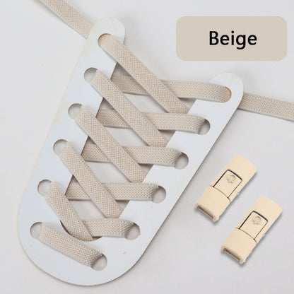 No Tie Elastic Shoelaces Press Lock Shoelace Colorful Sneakers Laces Tieless Shoe Laces One Size Ad 23