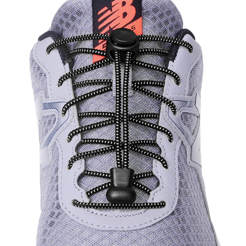 Elastic No Tie Shoelaces, Quick Rubber, Sneakers, Lazy Laces, Round Shoestrings, Stretching Lock