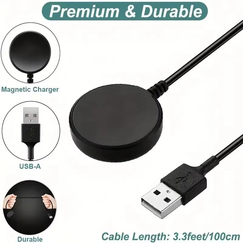Wireless Charger Dock For Samsung Galaxy Watch 38 Series  Fast USB TypeC PD Charging Station 3