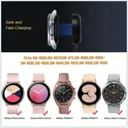 Wireless Charger Dock For Samsung Galaxy Watch 38 Series  Fast USB TypeC PD Charging Station 4