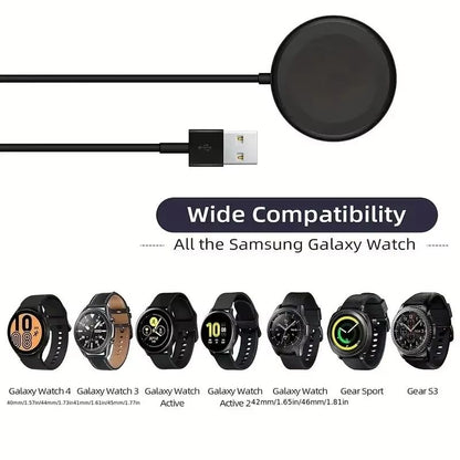 Wireless Charger Dock For Samsung Galaxy Watch 38 Series  Fast USB TypeC PD Charging Station 5