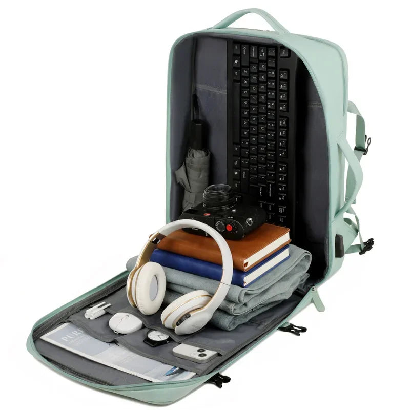 Large Capacity Waterproof Backpack Men Womens Multifunction Journey Bag With Shoe Storage Dry And W 1