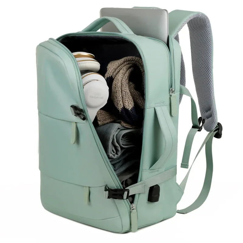 Large Capacity Waterproof Backpack Men Womens Multifunction Journey Bag With Shoe Storage Dry And W 2