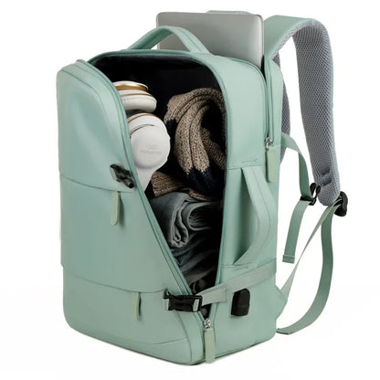 Large Capacity Waterproof Backpack Men Womens Multifunction Journey Bag With Shoe Storage Dry And W 2