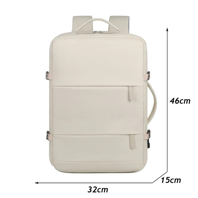 Large Capacity Waterproof Backpack Men Womens Multifunction Journey Bag With Shoe Storage Dry And W 8
