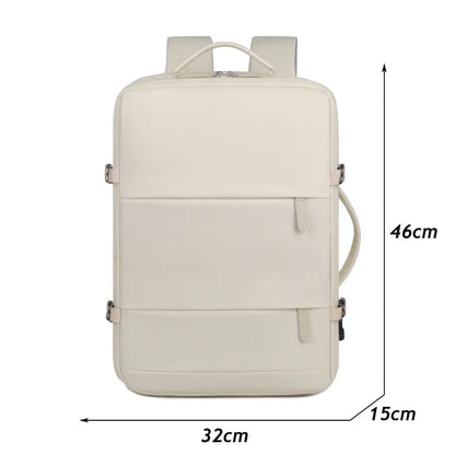 Large Capacity Waterproof Backpack Men Womens Multifunction Journey Bag With Shoe Storage Dry And W 8