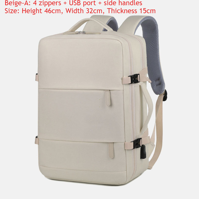 Large Capacity Waterproof Backpack Men Womens Multifunction Journey Bag With Shoe Storage Dry And W 3