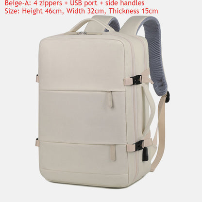 Large Capacity Waterproof Backpack Men Womens Multifunction Journey Bag With Shoe Storage Dry And W 3