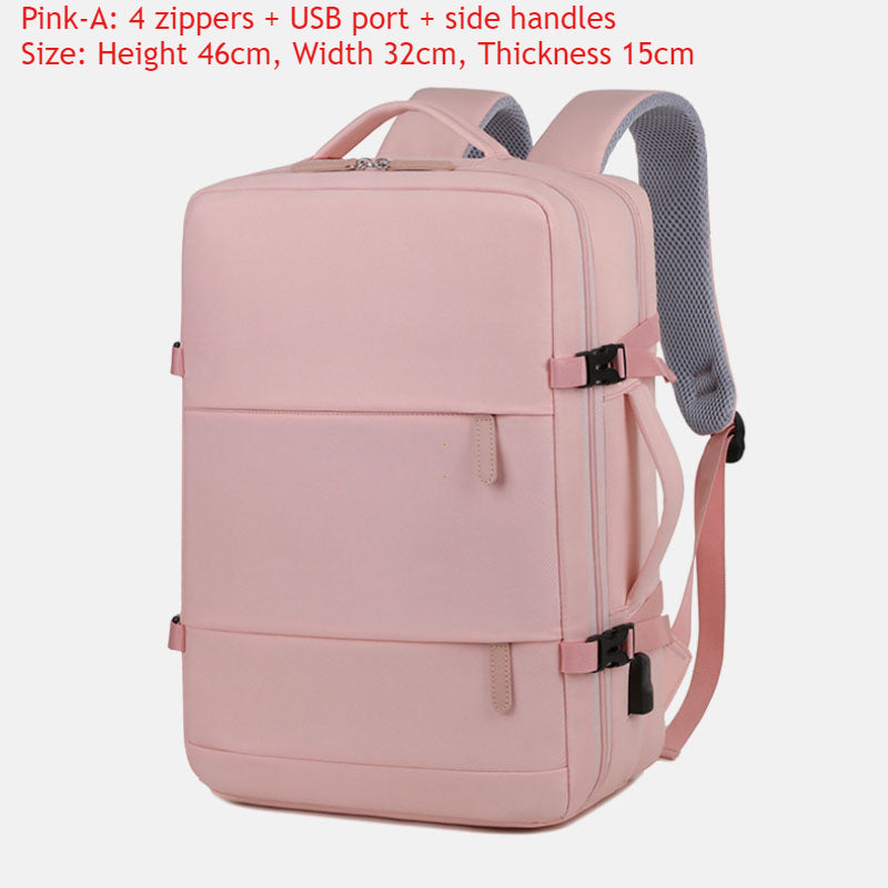 Large Capacity Waterproof Backpack Men Womens Multifunction Journey Bag With Shoe Storage Dry And W 7