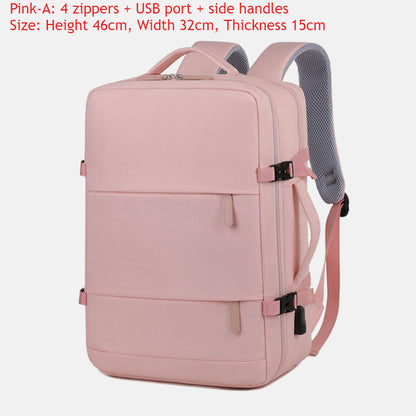 Large Capacity Waterproof Backpack Men Womens Multifunction Journey Bag With Shoe Storage Dry And W 7