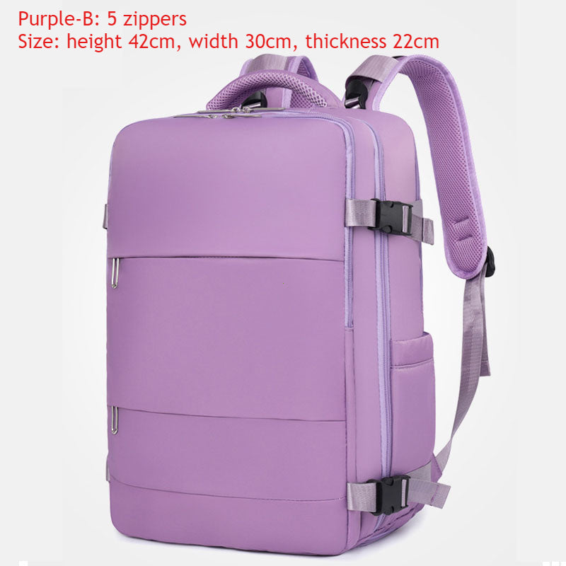Large Capacity Waterproof Backpack Men Womens Multifunction Journey Bag With Shoe Storage Dry And W 10