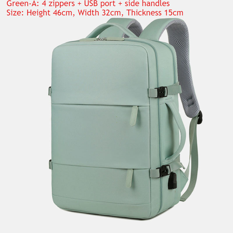 Large Capacity Waterproof Backpack Men Womens Multifunction Journey Bag With Shoe Storage Dry And W 11