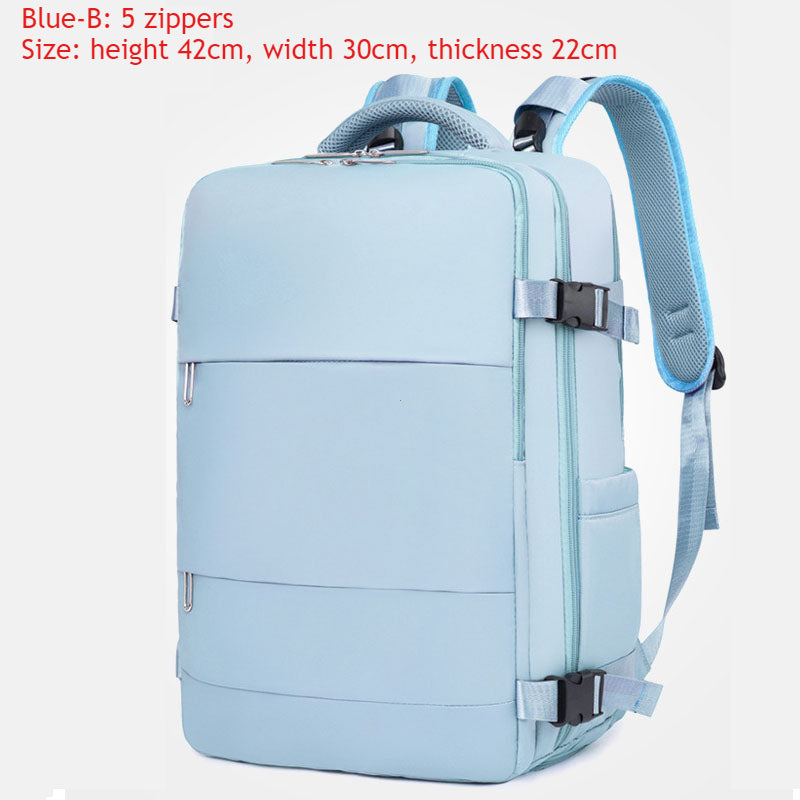 Large Capacity Waterproof Backpack Men Womens Multifunction Journey Bag With Shoe Storage Dry And W 12