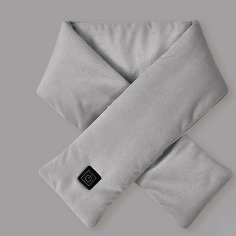 Electric Neck Warmer, USB Heating Scarf, Adjustable 3 Gear Temperature, Soft Fleece Wrap, Washable, Warm Comfort