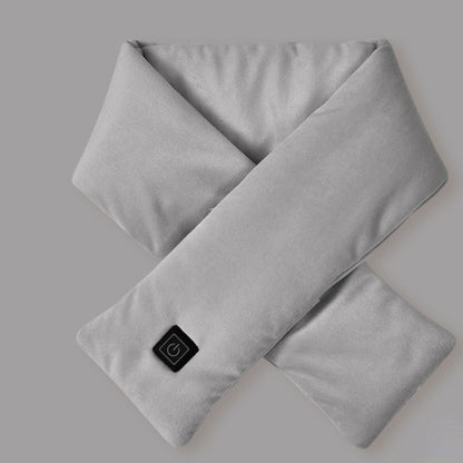 Electric Neck Warmer, USB Heating Scarf, Adjustable 3 Gear Temperature, Soft Fleece Wrap, Washable, Warm Comfort