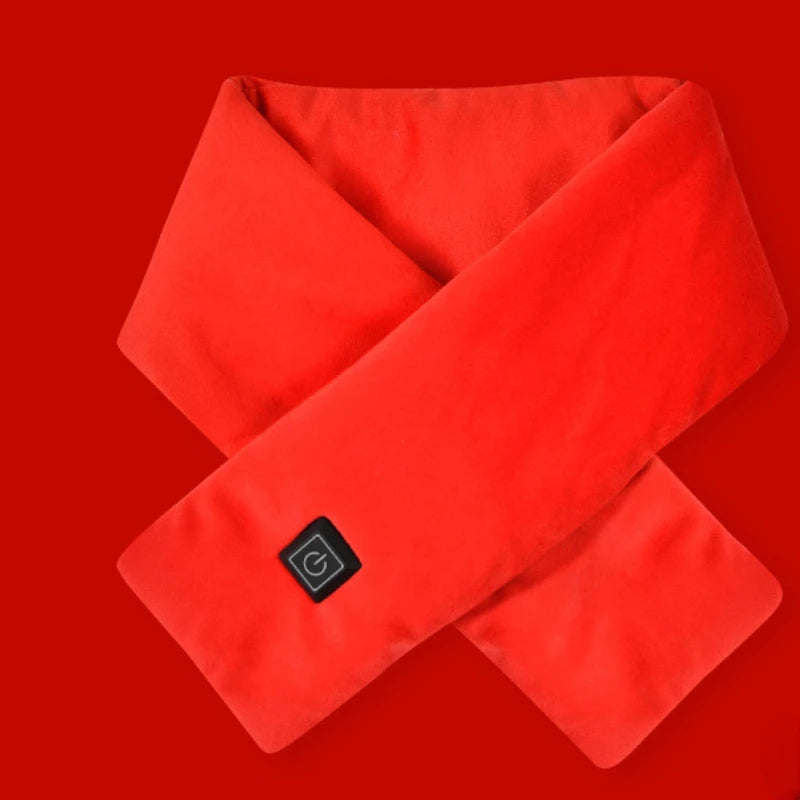 Electric Neck Warmer, USB Heating Scarf, Adjustable 3 Gear Temperature, Soft Fleece Wrap, Washable, Warm Comfort