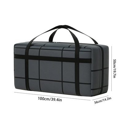Foldable Waterproof Duffel, Multifunctional Camping Storage Bag, Thickened Travel Suitcase