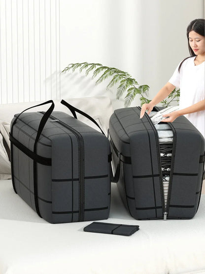 Foldable Waterproof Duffel, Multifunctional Camping Storage Bag, Thickened Travel Suitcase