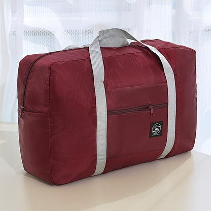 Expandable Fitness Bag, Foldable Large Capacity Travel Luggage, Sports Carry On, Weekend Luggage for Travel