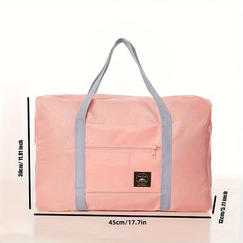 Expandable Fitness Bag, Foldable Large Capacity Travel Luggage, Sports Carry On, Weekend Luggage for Travel