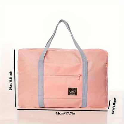 Expandable Fitness Bag, Foldable Large Capacity Travel Luggage, Sports Carry On, Weekend Luggage for Travel