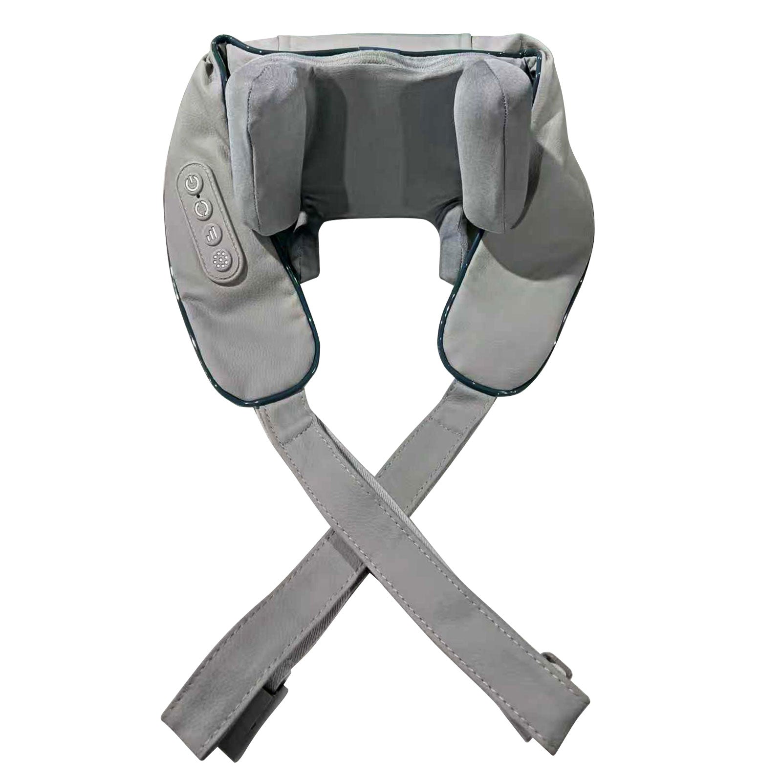 Wireless Shoulder And Back Kneading Massage, Beige Neck And Shoulder Massager, Shawl Trapezius Neck Cervical Masajeador