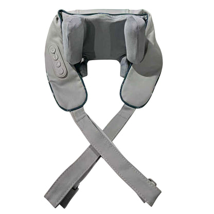 Wireless Shoulder And Back Kneading Massage, Beige Neck And Shoulder Massager, Shawl Trapezius Neck Cervical Masajeador