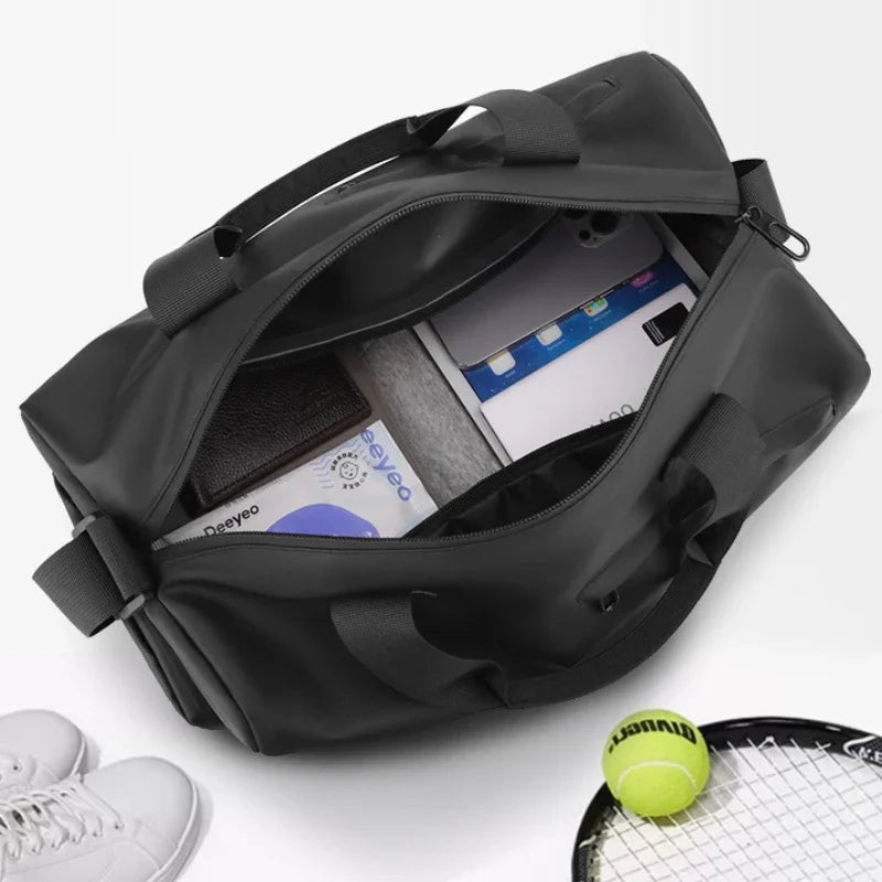 Oxford Travel Bags, Zipper, High Capacity, Solid, Fitness Bags, Waterproof, Thickened Fabric, Luggage, Sports Bags