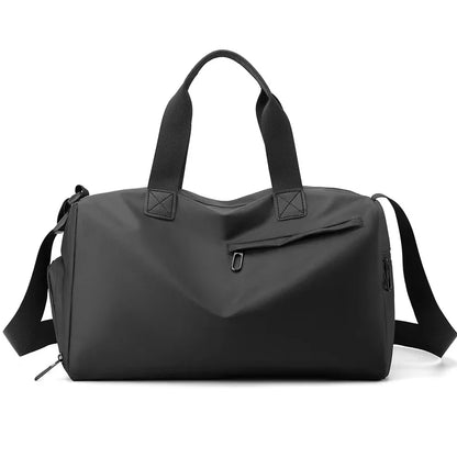 Oxford Travel Bags, Zipper, High Capacity, Solid, Fitness Bags, Waterproof, Thickened Fabric, Luggage, Sports Bags