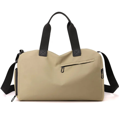 Oxford Travel Bags, Zipper, High Capacity, Solid, Fitness Bags, Waterproof, Thickened Fabric, Luggage, Sports Bags
