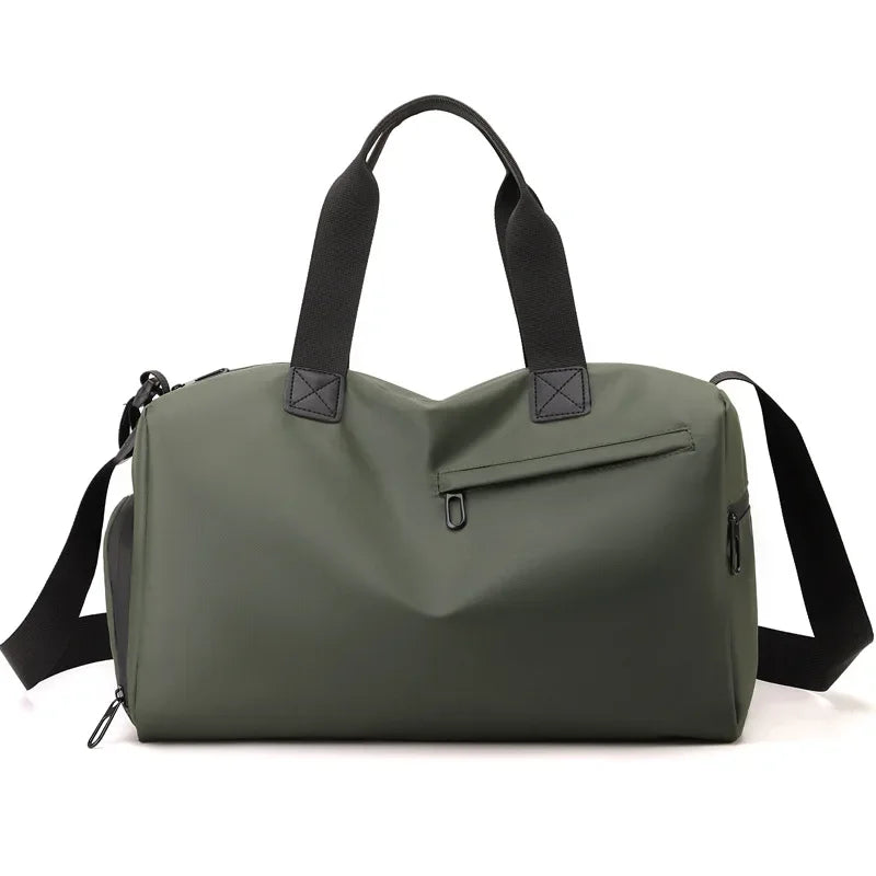 Oxford Travel Bags, Zipper, High Capacity, Solid, Fitness Bags, Waterproof, Thickened Fabric, Luggage, Sports Bags