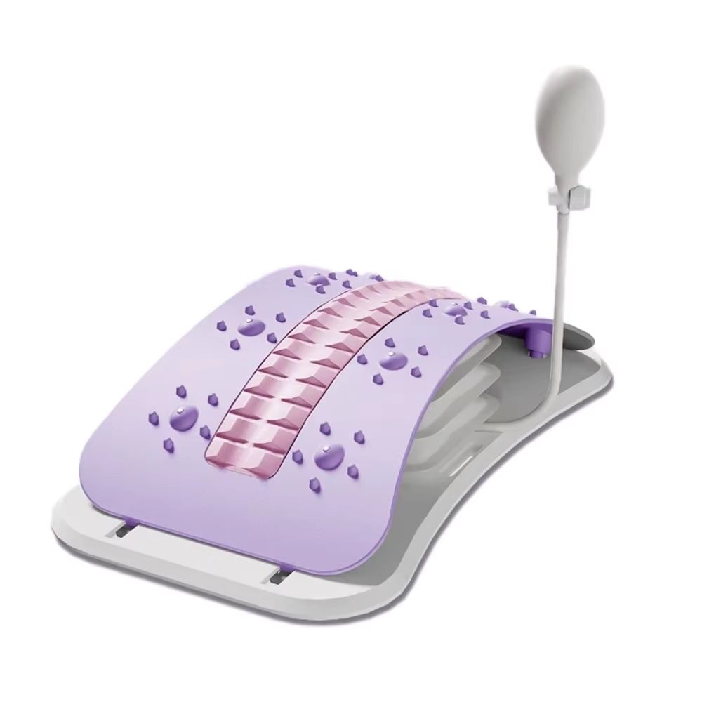 Adjustable Lumbar Traction Device Ergonomic Spine Board Acupressure Back Massager Back Stretcher Fo 10