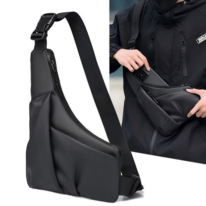 Casual Chest Bag, Anti-Theft Triangle, Adjustable Strap, for Men, Travel, Outdoor Activities, Commuting