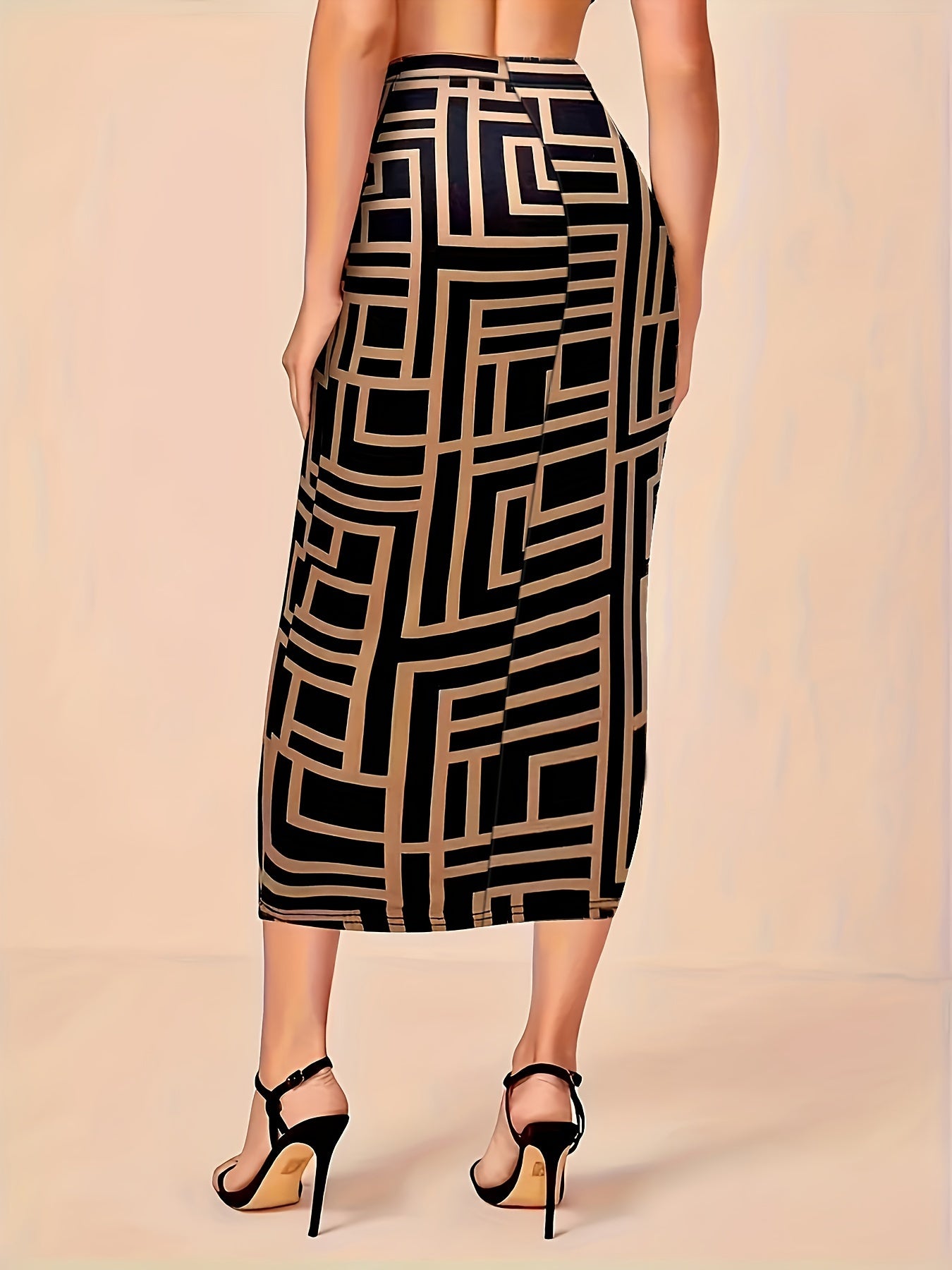 Plus Size Skirt, Women's Fashion, Spring Summer New, Wind Slit Design, Half Body Skirt, Temperament Style